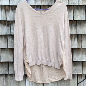 Two-Material Sweater